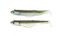 FIIISH BLACK MINNOW 90 DOUBLE COMBO OFF SHORE 10G. KHAKI & GHOST MINNOW (BM3012)